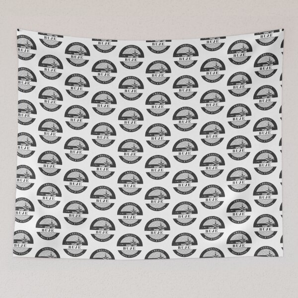Item preview, The City Buje - Croatia 002 Black designed and sold by MC Art Studio.