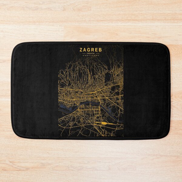 Item preview, Zagreb Golden Map designed and sold by My Digital Mind.