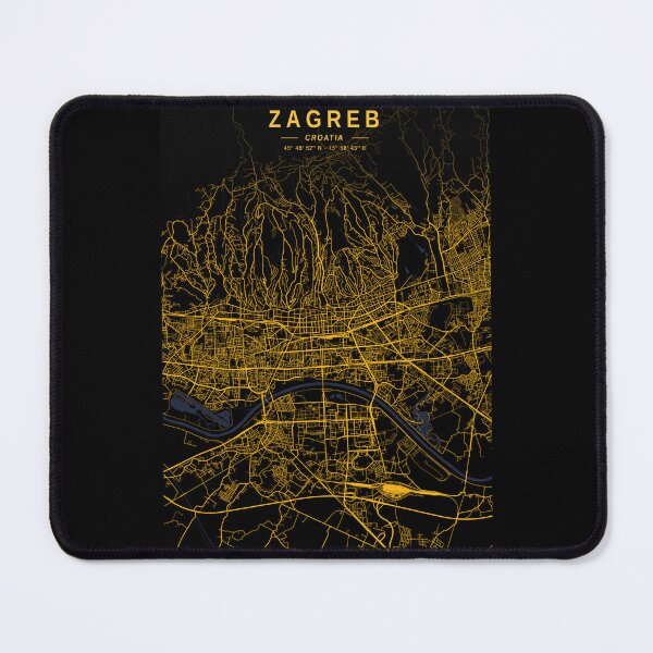 Item preview, Zagreb Golden Map designed and sold by My Digital Mind.