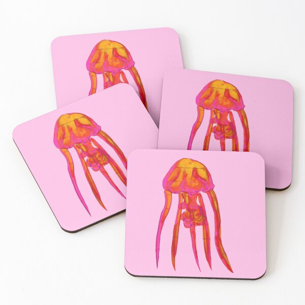 Item preview, Jellyfish: Pink – Bright sticker design designed and sold by Vision Illustrated.