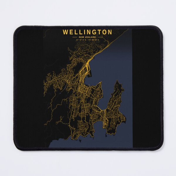 Item preview, Wellington Golden Map designed and sold by My Digital Mind.