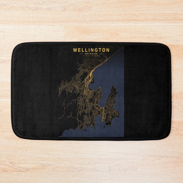 Item preview, Wellington Golden Map designed and sold by My Digital Mind.