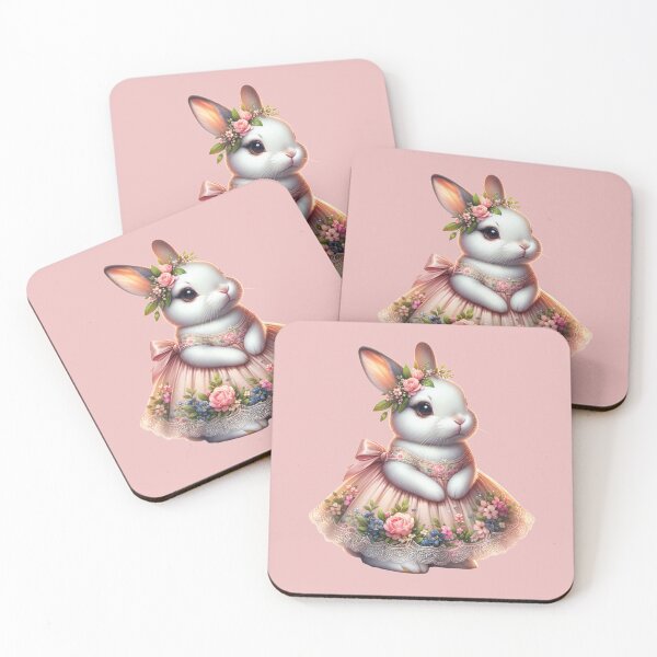 Item preview, Coquette Easter Bunny designed and sold by kjanedesigns.