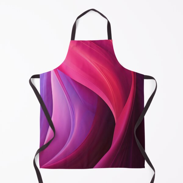 Item preview, Pink and purple fabric waves designed and sold by anytka.