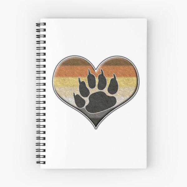 Item preview, Large Gay Bear Pride Flag Colored Heart designed and sold by LiveLoudGraphic.