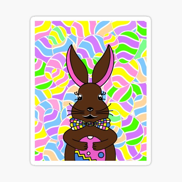 Item preview, Easter Celebration Cute Easter Bunny Rabbit designed and sold by Sartoris Art.