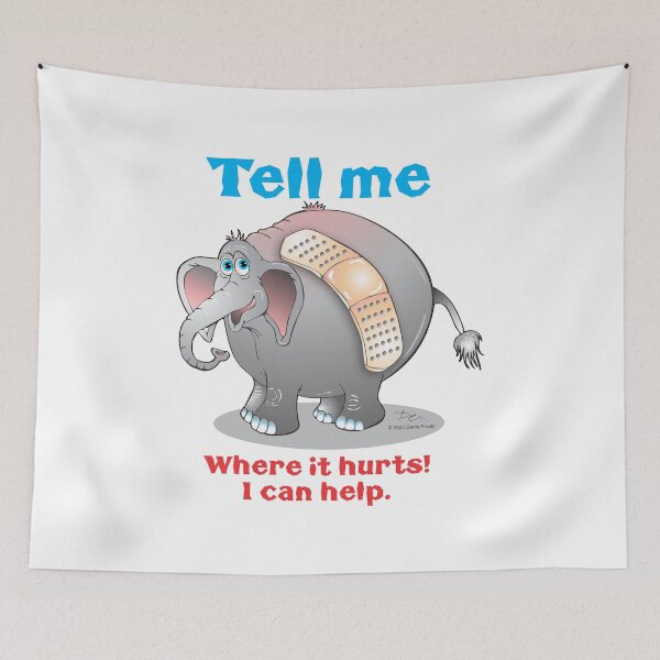 Item preview, Tell me Where it Hurts designed and sold by Denis Proulx.