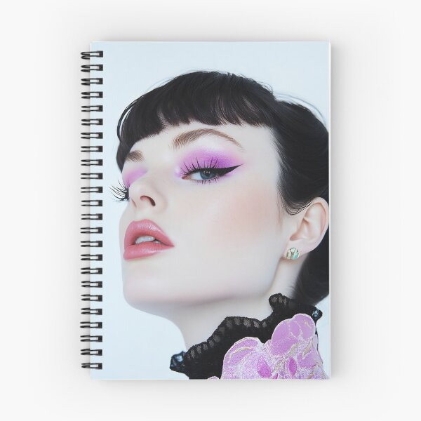 Item preview, Model showcases vibrant makeup look designed and sold by anytka.