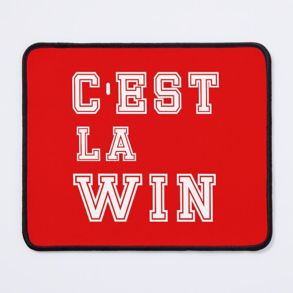 Item preview, "big win" in French in white  designed and sold by PariSeine.