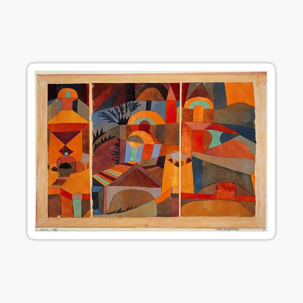 Artikel-Vorschau von Paul Klee – Tempelgärten (1920), designt und verkauft von irynaartbyim.