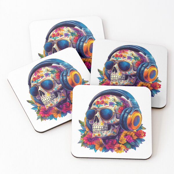 Item preview, Sugar Skull Beats: Día de los Muertos Vibes designed and sold by HannaArtHeart.