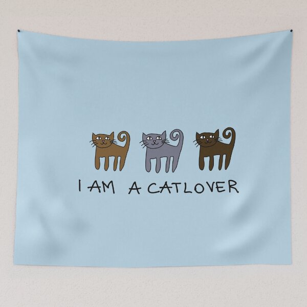 Item preview, I am a cat lover designed and sold by weedstamps.
