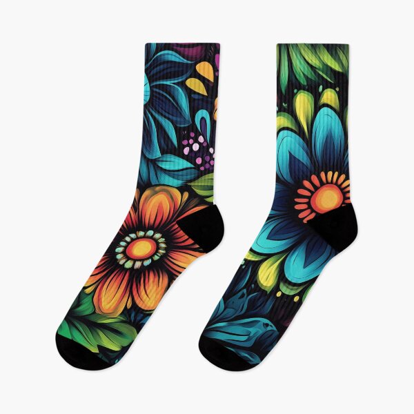 Item preview, Vibrant floral pattern designed and sold by anytka.