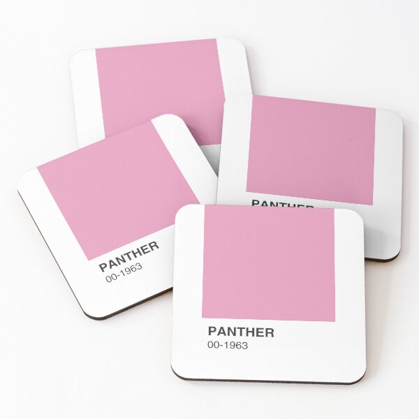 Item preview, Panther Movie Pink Colour Swatch - Full Width designed and sold by The Colourful Game.