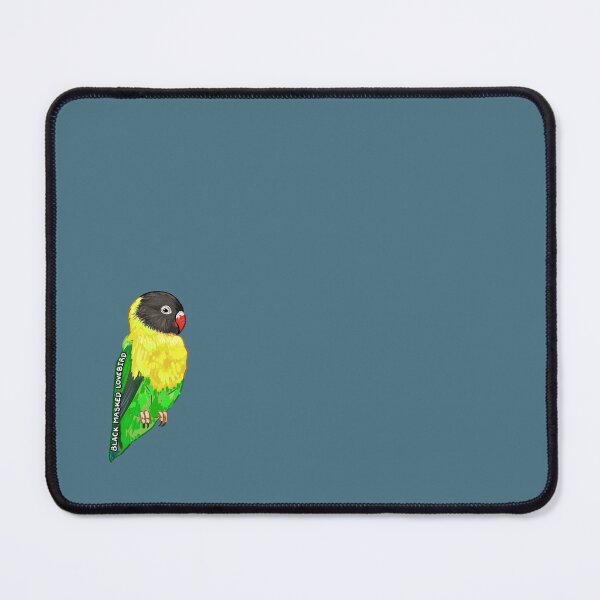 Item preview, Animalia! Black-Masked Lovebird designed and sold by Jackie Bonnema.