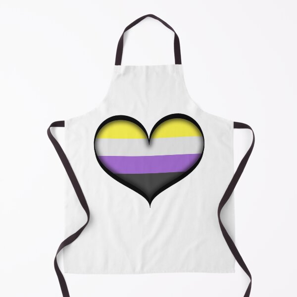 Item preview, Large Vector Heart in Non-Binary Pride Flag Colors designed and sold by LiveLoudGraphic.