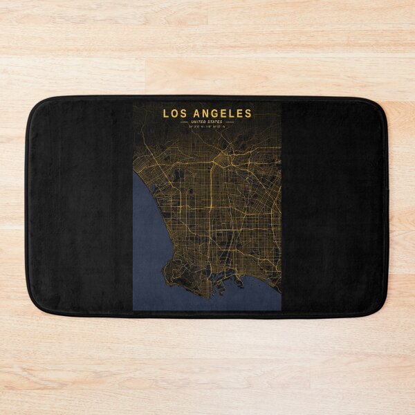 Item preview, Los Angeles Golden Map designed and sold by My Digital Mind.