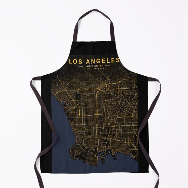 Item preview, Los Angeles Golden Map designed and sold by My Digital Mind.