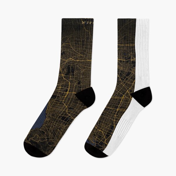 Item preview, Los Angeles Golden Map designed and sold by My Digital Mind.