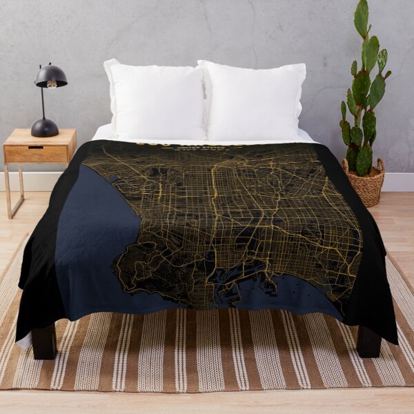 Item preview, Los Angeles Golden Map designed and sold by My Digital Mind.