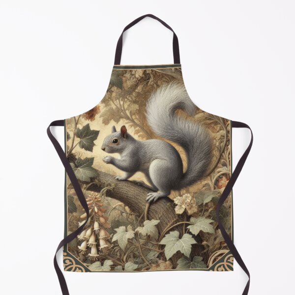 Item preview, Grey Squirrel in an Autumn Forest designed and sold by AntiqueImages.