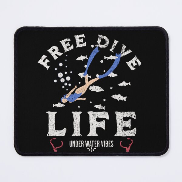 Item preview, Free Dive Life Under Water Vibes Female diver Design designed and sold by MoeTiff.