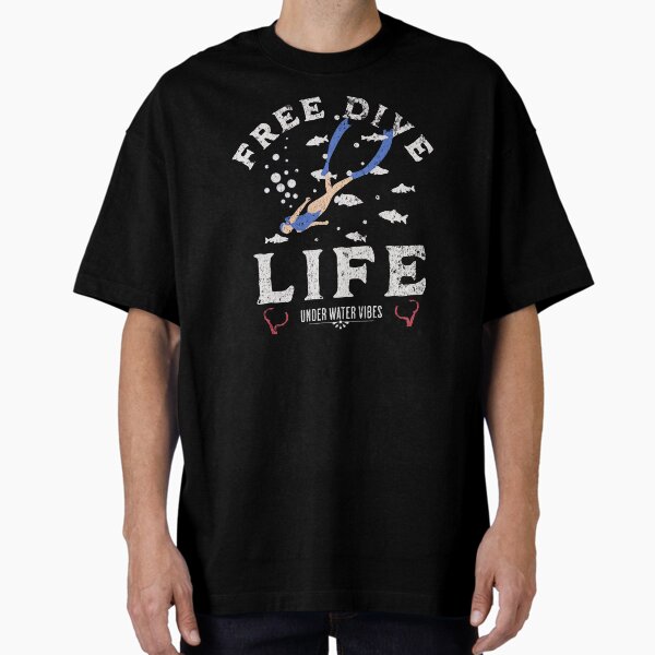 Item preview, Free Dive Life Under Water Vibes Female diver Design designed and sold by MoeTiff.