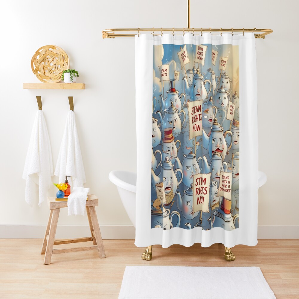Item preview, Shower Curtain designed and sold by rixRIXrix.