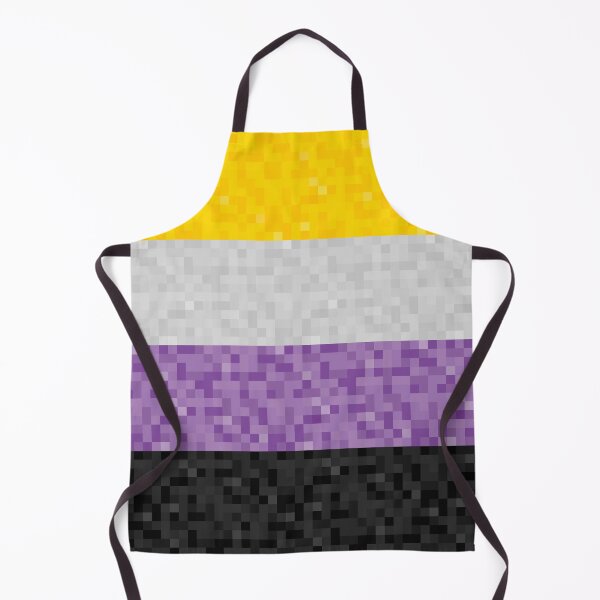 Item preview, Non-Binary Pride Pixel Flag Repeating Background designed and sold by LiveLoudGraphic.