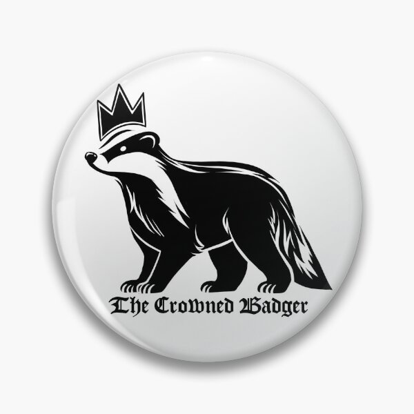 Item preview, The Crowned Badger (Ravenwood Academy) designed and sold by littleboffin.