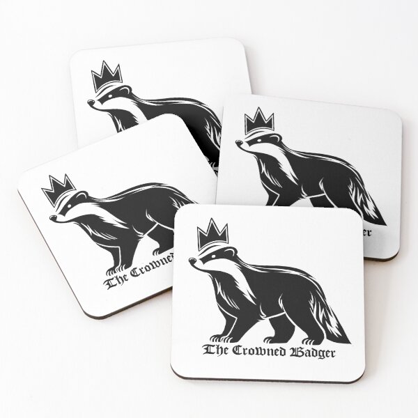 Item preview, The Crowned Badger (Ravenwood Academy) designed and sold by littleboffin.