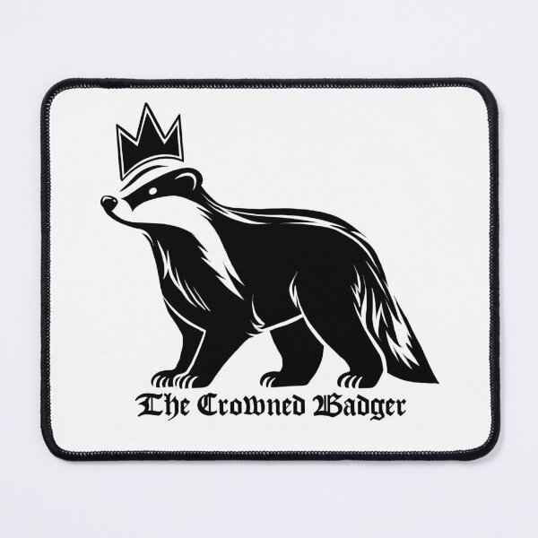 Item preview, The Crowned Badger (Ravenwood Academy) designed and sold by littleboffin.