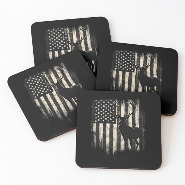 Item preview, uas flag with deer  designed and sold by jkrphoto.