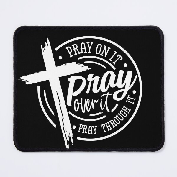 Item preview, Pray On It Christian Cross Bible Verse designed and sold by uFit.