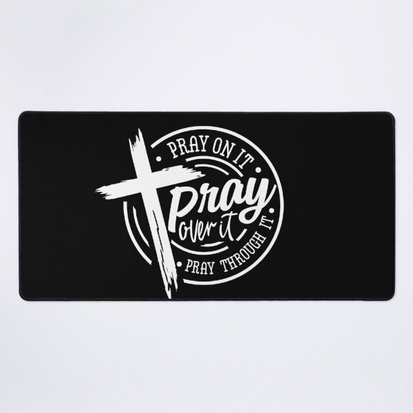 Item preview, Pray On It Christian Cross Bible Verse designed and sold by uFit.