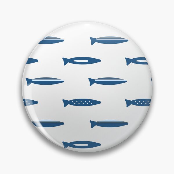 Item preview, Minimalist Nautical Fish Pattern – Ocean-Themed Design designed and sold by Bella-Bear.
