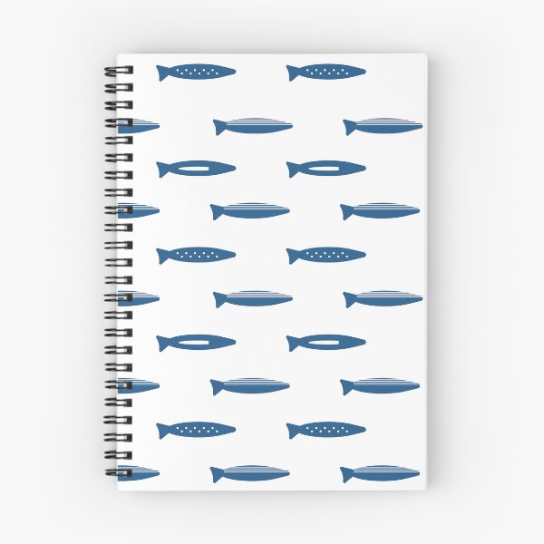 Item preview, Minimalist Nautical Fish Pattern – Ocean-Themed Design designed and sold by Bella-Bear.