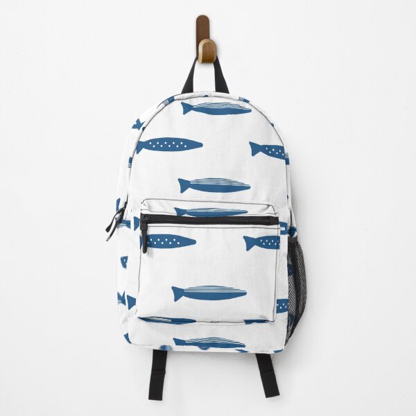 Item preview, Minimalist Nautical Fish Pattern – Ocean-Themed Design designed and sold by Bella-Bear.