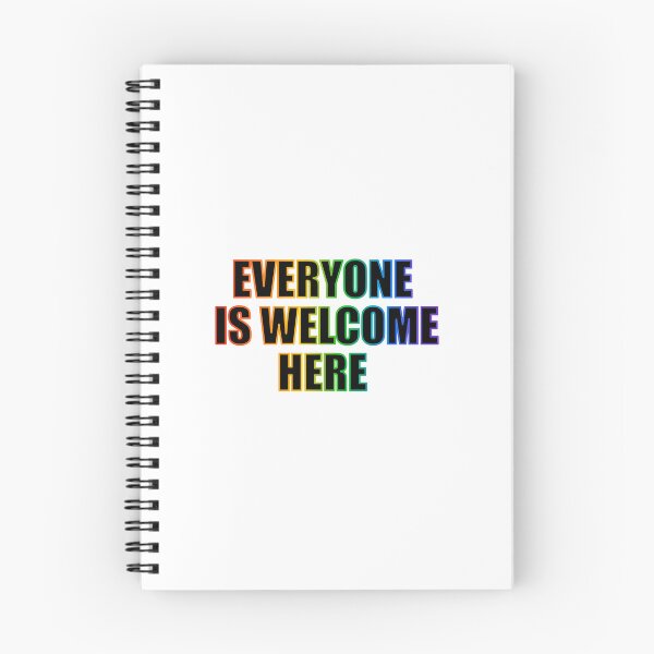 Item preview, Everyone Is Welcome Here - Rainbows designed and sold by Inspirationmotivation.