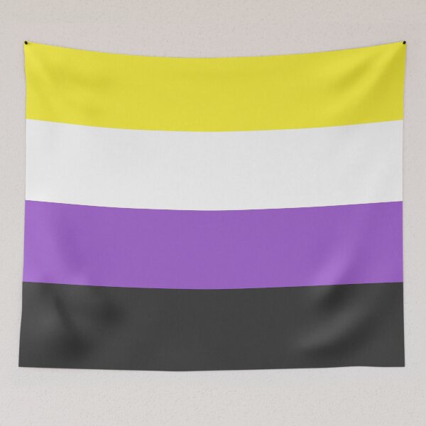Item preview, Seamless Repeating Non-Binary Pride Flag Pattern designed and sold by LiveLoudGraphic.
