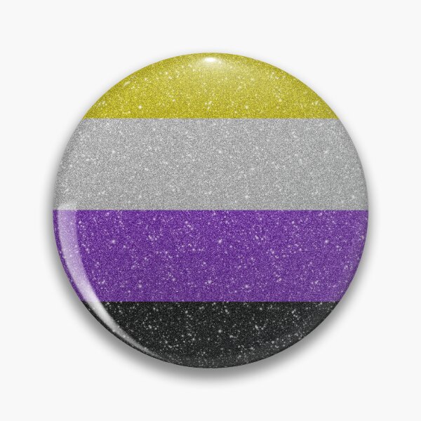 Item preview, Faux Glitter Non-Binary Pride Flag Background designed and sold by LiveLoudGraphic.