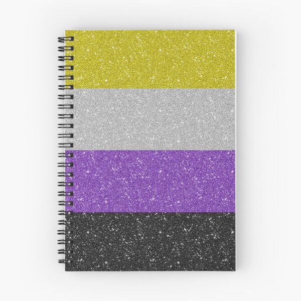 Item preview, Faux Glitter Non-Binary Pride Flag Background designed and sold by LiveLoudGraphic.
