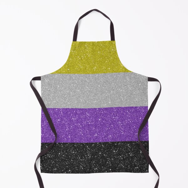 Item preview, Faux Glitter Non-Binary Pride Flag Background designed and sold by LiveLoudGraphic.