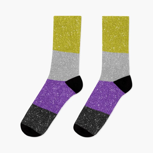Item preview, Faux Glitter Non-Binary Pride Flag Background designed and sold by LiveLoudGraphic.