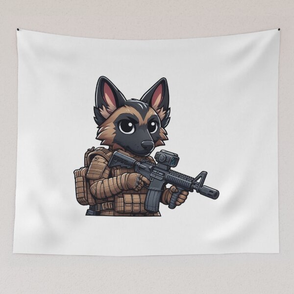 Item preview, Tactical Dog designed and sold by RAWLIFEGRAPHIC.