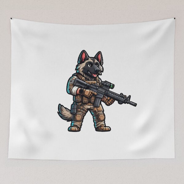 Item preview, Tactical Dog designed and sold by RAWLIFEGRAPHIC.