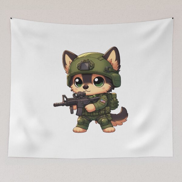 Item preview, Tactical Dog designed and sold by RAWLIFEGRAPHIC.