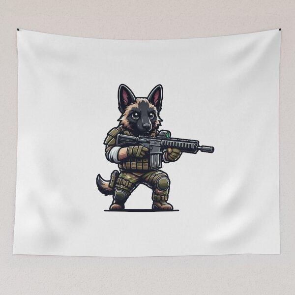Item preview, Tactical Dog designed and sold by RAWLIFEGRAPHIC.