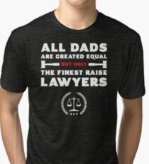 Lawyer Father's Day Top Tri-blend T-Shirt