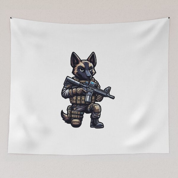 Item preview, Tactical Dog designed and sold by RAWLIFEGRAPHIC.